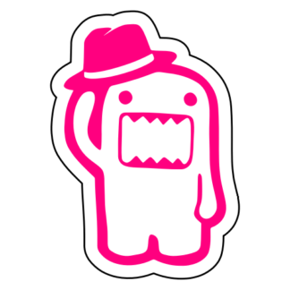 Domo Sticker (Hot Pink)